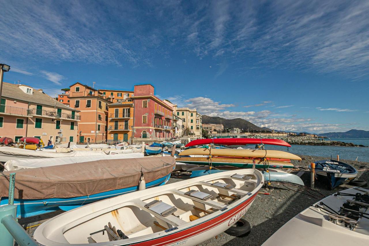 Ferienwohnung La Perla Di Sturla Genua Exterior foto