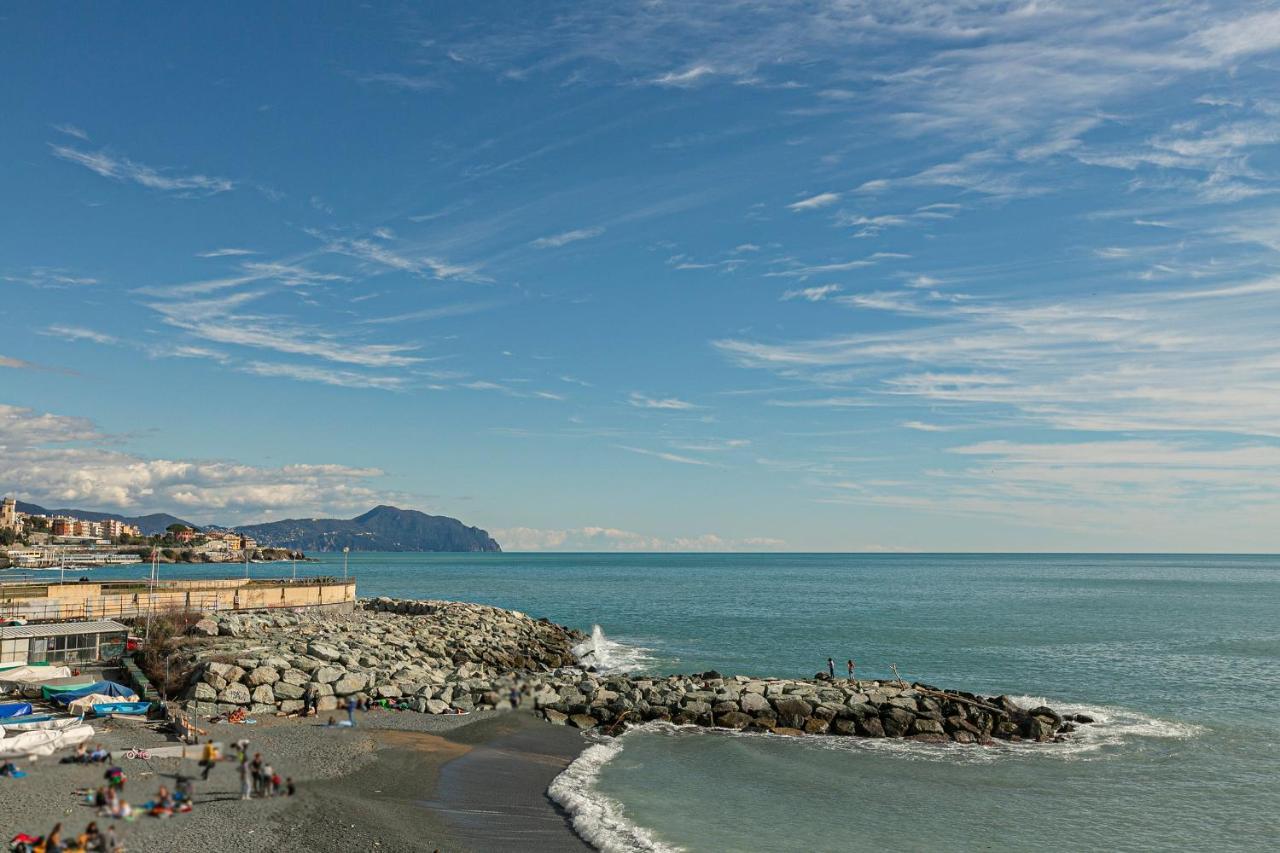 Ferienwohnung La Perla Di Sturla Genua Exterior foto