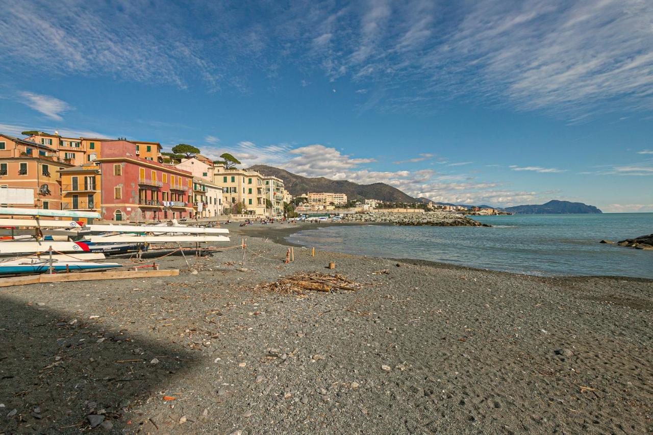 Ferienwohnung La Perla Di Sturla Genua Exterior foto